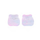 Two Tone Transparent Spray Painted Glass Beads(GLAA-T022-22-C04)-4