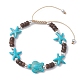 bracelets de perles tressées en noix de coco(BJEW-JB10078-02)-1