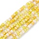 brins de perles de verre de galvanoplastie de couleur dégradée(GLAA-E042-05C)-1