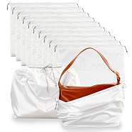 Silk Bags, with Polyester Drawstring Ropes, Rectangle, White, 40x51x0.04cm, 12pcs/set(ABAG-WH0035-027)