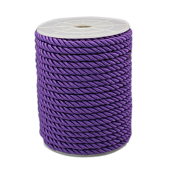 Twisted Nylon Thread, Indigo, 5mm, about 18~19yards/roll(16.4m~17.3m/roll)