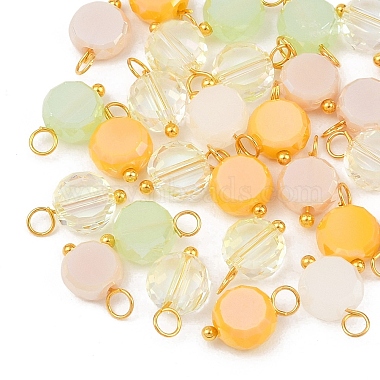 30Pcs Electroplate Glass Pendants(PALLOY-YW00145-06)-1