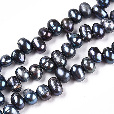 Natural Cultured Freshwater Pearl Beads Strands(PEAR-N013-05L-01)-2