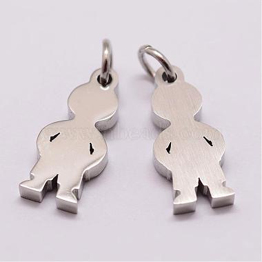 Stainless Steel Color Human Stainless Steel Pendants