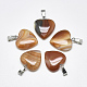 Natural Banded Agate/Striped Agate Pendants(G-T122-24F)-1