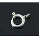 925 Sterling Silver Spring Ring Clasps(STER-A007-24E)-2