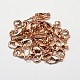 Rack Plating and Vacuum Plating Brass Lobster Claw Clasps for Jewelry Necklace Bracelet Making(X-KK-I599-10mm-RG-RS)-2