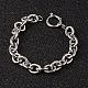 304 Stainless Steel Cable Chain Bracelets(BJEW-H477-03)-1