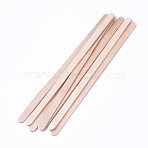 Birch Wooden Craft Ice Cream Sticks, BurlyWood, 110.5x5x1mm, about 50pcs/bag(DIY-WH0146-37)