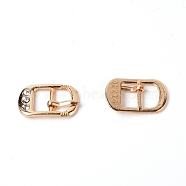 Alloy with Rhinestone DIY Bags Accessories, Bags Buckle, Light Gold, 2x1.3x0.25cm(FIND-WH0070-84)