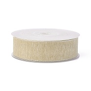 Polyester Ribbons, Bisque, 1-1/2 inch(38mm), about 100yards/roll(91.44m/roll)(SRIB-L051-38mm-C004)