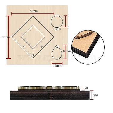 Matrice de découpe de coupe de bois(DIY-WH0169-84)-3