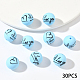 30Pcs Silicone Beads(SIL-YW0002-25A)-1