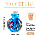 Handmade Lampwork Perfume Bottle Pendants(LAMP-TADJ0001-05D)-3