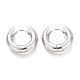 202 Stainless Steel Huggie Hoop Earrings(EJEW-O087-08D-P)-1