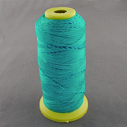 Nylon Sewing Thread, Dark Turquoise, 0.8mm, about 300m/roll(NWIR-Q005-38)