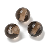 Natural Smoky Quartz Beads, Round, 18mm, Hole: 3~4mm(G-G147-01C)