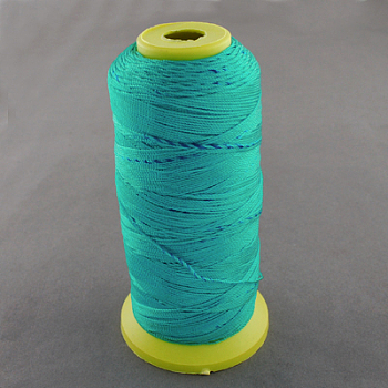 Nylon Sewing Thread, Dark Turquoise, 0.8mm, about 300m/roll