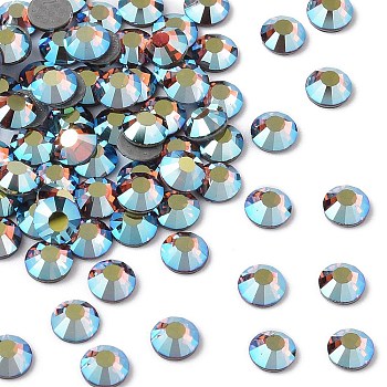 Preciosa&reg Crystal Hotfix Flatback Stones, Czech Crystal, Round(438 11 612 Chaton Rose VIVA 12 &reg), 10210 200 Lt. Smoked Topaz AB, SS16(3.8~4mm)