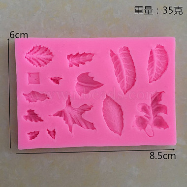 Moules à veines en silicone de qualité alimentaire(X-DIY-E014-10)-2