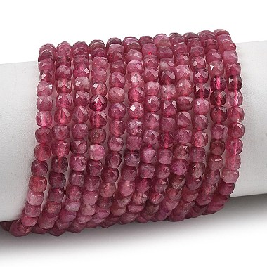 naturelles tourmaline rose brins de perles(G-G106-G03-01A)-2