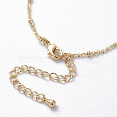 Long-Lasting Plated Brass Cable Chain Necklaces(NJEW-K112-09G-NF)-5