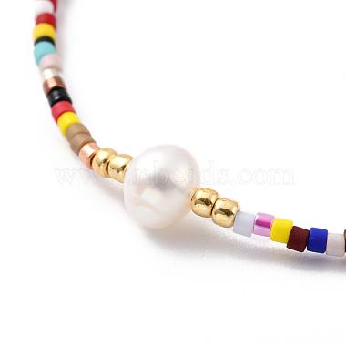 Bracelets réglables de perles tressées avec cordon en nylon(BJEW-P256-B14)-2