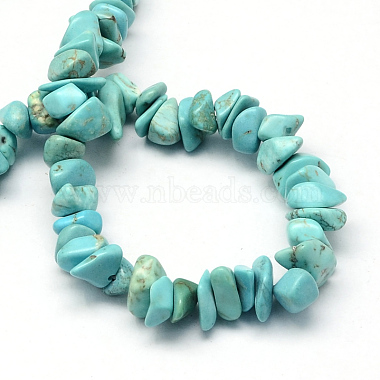 Natural Green Turquoise Stone Bead Strands(G-R192-B23)-2