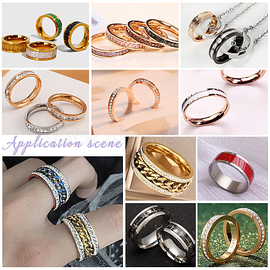 18Pcs 9 Size 201 Stainless Steel Grooved Finger Ring Settings(STAS-UN0049-98MC)-6