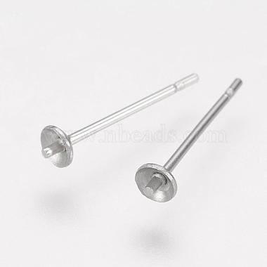 304 Stainless Steel Stud Earring Findings(STAS-Q036-1)-2
