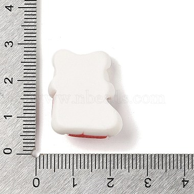 cabochons décodés en résine opaque sur le thème du panda de Noël(RESI-S397-02C)-3