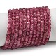 naturelles tourmaline rose brins de perles(G-G106-G03-01A)-2