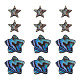 12Pcs 2 Styles Natural Abalone Shell/Paua Shell Beads(SHEL-TA0001-40)-2