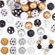 Elite 1 Set Mixed Style Acrylic Round Beads Sets(SACR-PH0001-52D)-1