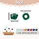 Pandahall 120Pcs 8 Colors Transparent Resin Beads(RESI-TA0001-58)-3