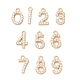 Brass with Rhinestone Pendants(KK-Q770-01G)-1