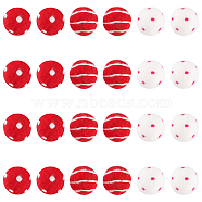 24Pcs 3 Style Craft Pom Pom for DIY Doll Keychain Hair Accessories, Wool Felt Pom Pom Balls, Round, Mixed Patterns, 28mm, 8pcs/style(DIY-FG0004-20)