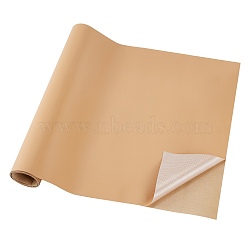 Gorgecraft 1 Sheet Rectangle PVC Leather Self-adhesive Fabric, for Sofa/Seat Patch, BurlyWood, 137x35x0.04cm(DIY-GF0004-20B)