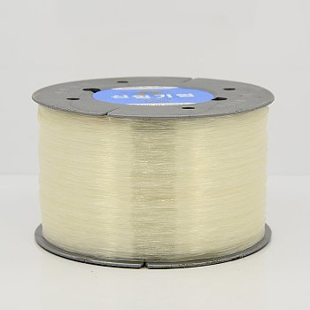 Korean Elastic Crystal Thread, Clear, Clear, 0.5mm, about 1093.61 yards(1000m)/roll