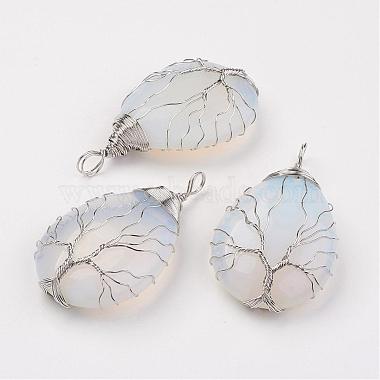 Opalite Big Pendants(G-G956-A08-FF)-1