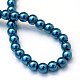Baking Painted Pearlized Glass Pearl Round Bead Strands(X-HY-Q330-8mm-06)-4