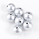 Matte Style Spray Painted Acrylic Beads(X-ACRP-S669-8mm-01)-1