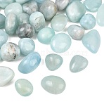 Natural Aquamarine Beads, Tumbled Stone, Nuggets, No Hole/Undrilled, Vase Filler Gems, 20~35x22~40x14~27mm(GG-CBAD0F6-B37-01)