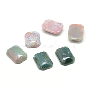 Natural Indian Agate Gemstone Cabochons, Rectangle, 25x18x7mm(X-G-T028-18x25mm-06)