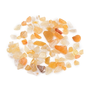 Natural Yellow Aventurine Chips Beads, No Hole/Undrilled, 2~10mm