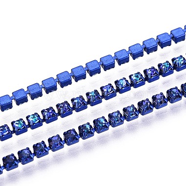 Iron Rhinestone Cup Chains(CH-T006-05B-15)-1