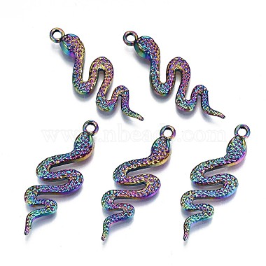 Multi-color Snake Alloy Pendants