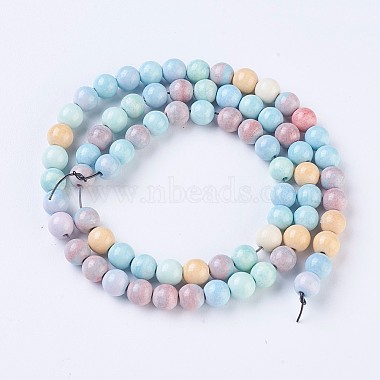 Natural Gemstone Imitation Rainbow Alashan Agate Strands(G-O183-05C-1)-2