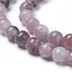 Perles de lépidolite naturelle / mica violet(G-G770-04A-6mm)-2