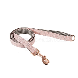 Nylon Strong Dog Leash, with Comfortable Padded Handle, Iron Clasp, for Small Medium and Large Dogs, Pet Supplies, Pink, 1250x20mm(PW-WG25675-21)